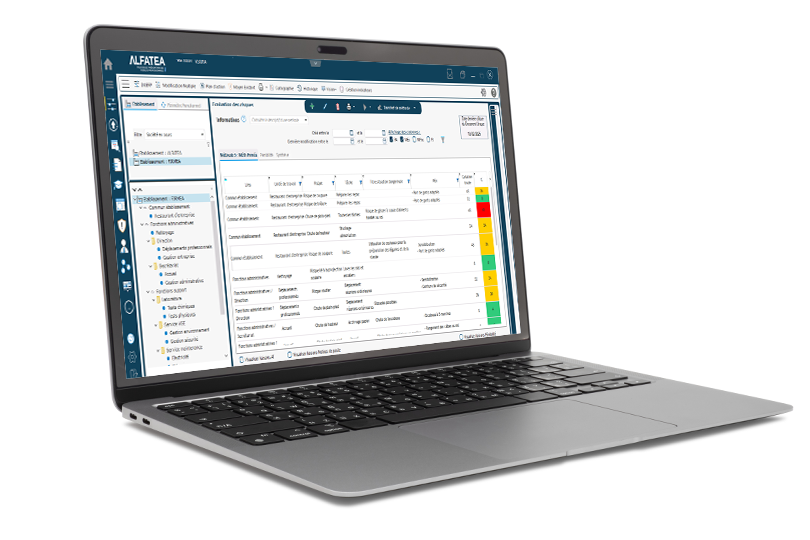 Logiciel HSE Alfatéa pour gérer le DUERP