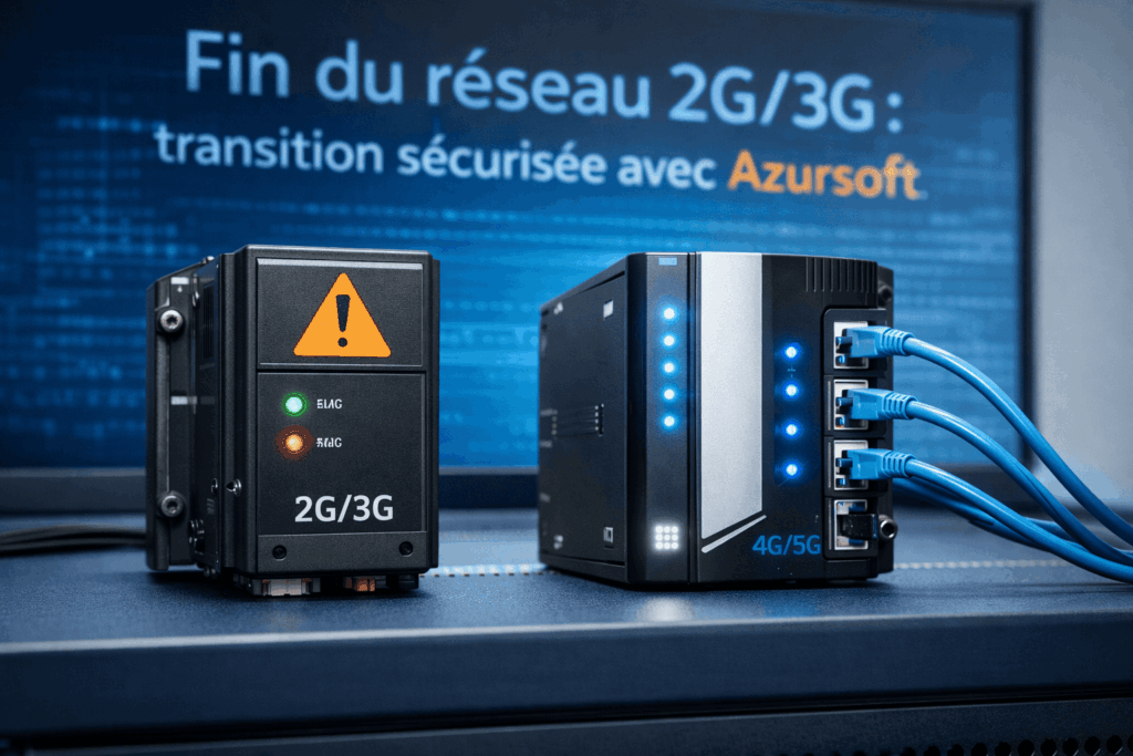 Fin 2G 3G Azursoft assure la transmission en télésurveillance